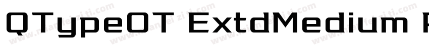 QTypeOT ExtdMedium Regular字体转换